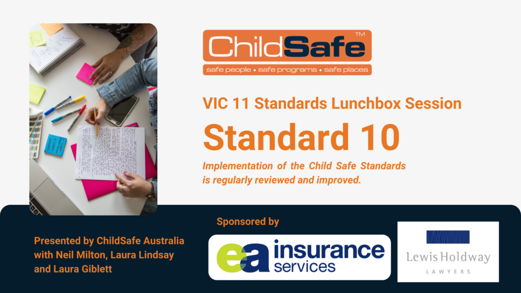 Standard 10 - VIC 11 Standards Lunchbox Sessions