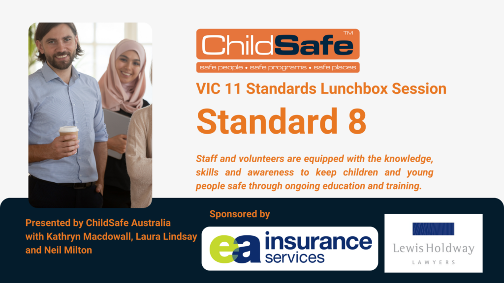 Standard 8 - VIC 11 Standards Lunchbox Sessions
